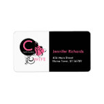 Initial Coast Guard Wife Address Label