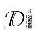 Initial 'D' Postage