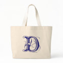 Initial "D" Tote Bag