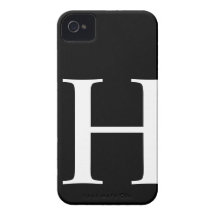 Initial H iPhone 4/4S Barely There Case iPhone 4 Cover