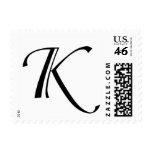 Initial 'K' Postage