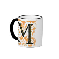 Initial 'M' - Mug by dchaddad Initial 'M' - Mug