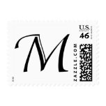 Initial 'M' Postage