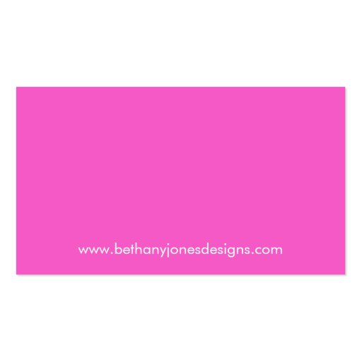 Initial Monogram Business Business Card Templates (back side)