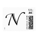 Initial 'N' Postage