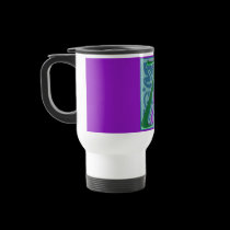 Initial P Travel Mug mugs