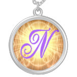 Initial Pendant Letter N