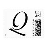 Initial 'Q' Postage