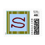 INITIAL S POSTAGE STAMP - Customized