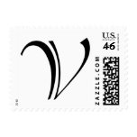 Initial 'V' Postage