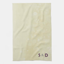 Initial Wedding Dish Towels