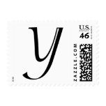 Initial 'Y' Postage
