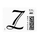 Initial 'Z' Postage