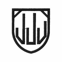 Initials "JJJ" Monogram embroidered shirts