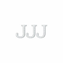 Initials "JJJ" Monogram embroidered shirts
