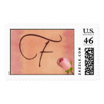 Initital F Monogram stamp stamps