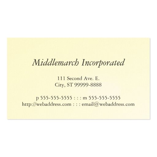Ink and Quill Business Card Templates (back side)