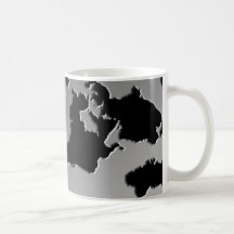 Ink Blot Coffee Cup Mug