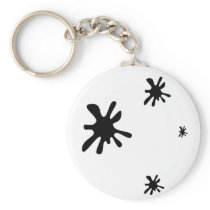 Ink Blot Keychain