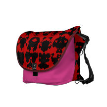 Ink Blots Courier Bag
