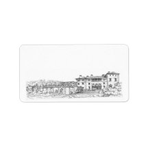 Ink building drawing personalized address labels