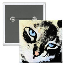 Ink Cat Buttons