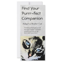 "Ink Cat" Cat Rescue Rack Cards
