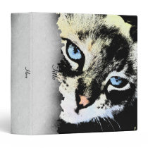 Ink Cat Customizable 1.5" Art Binder