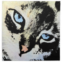 Ink Cat Dinner Napkins
