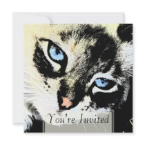 Ink Cat Invitations