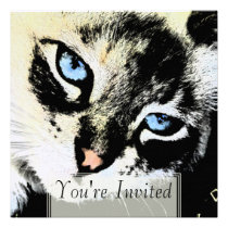 Ink Cat Invitations