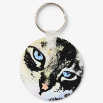 Ink Cat Keychain