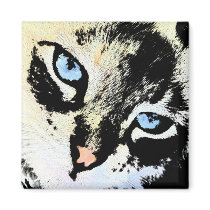 Ink Cat Magnets by wingedturtle Ink Cat Magnets
