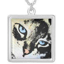 Ink Cat Necklace