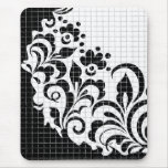ink flowers mousepad
