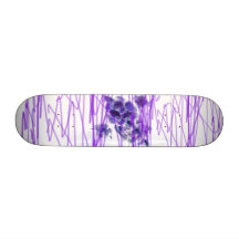 Ink Flowers Skateboard