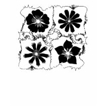 ink flowers_white t-shirts by VioDeBlack ink flowers_white t-shirts