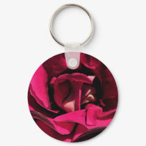 Ink Rose Keychain