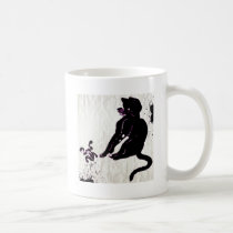 Ink Stain Cat and Frog Artwork mugs