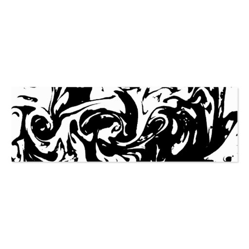 Ink Swirl Business Card (front side)