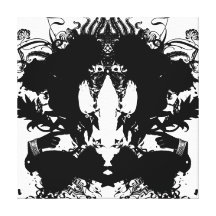 Inkblot Canvas Print
