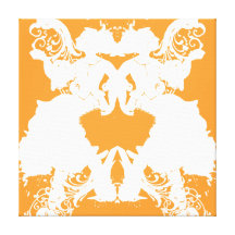 Inkblot Stretched Canvas Print
