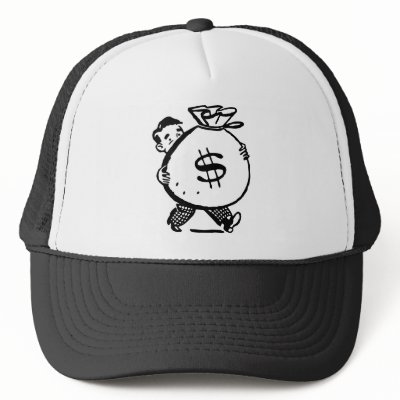 money bags clip art. Inked Mr. Moneybags Trucker Hat by FormulaDesigns