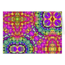 Inked Pink Abstract Cards