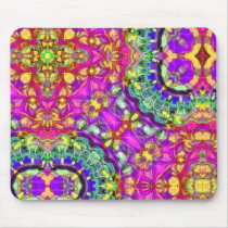 Inked Pink Abstract Mousepad