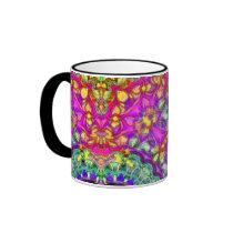 Inked Pink Abstract Mugs