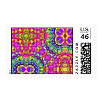 Inked Pink Abstract Stamps