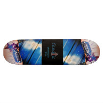 Inked skate board fanatic