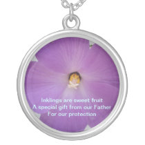 Inklings Purple Flower Necklace necklaces