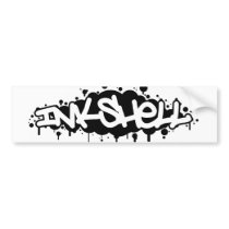 InkShell Logo bumper stickers